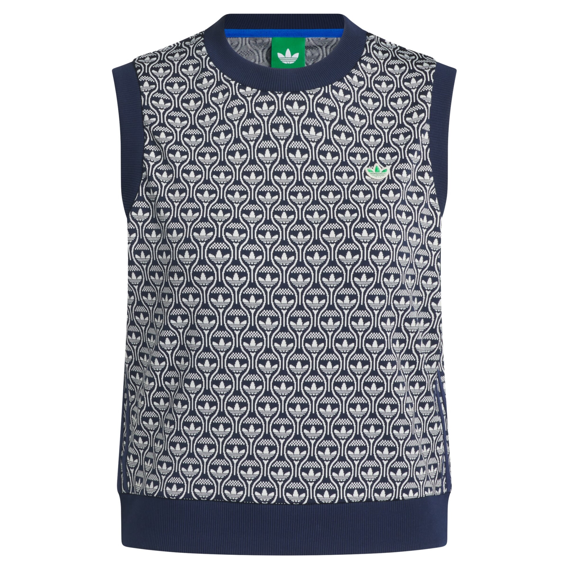 ADIDAS PERFORMANCE Sportbodywarmer in Blauw: voorkant