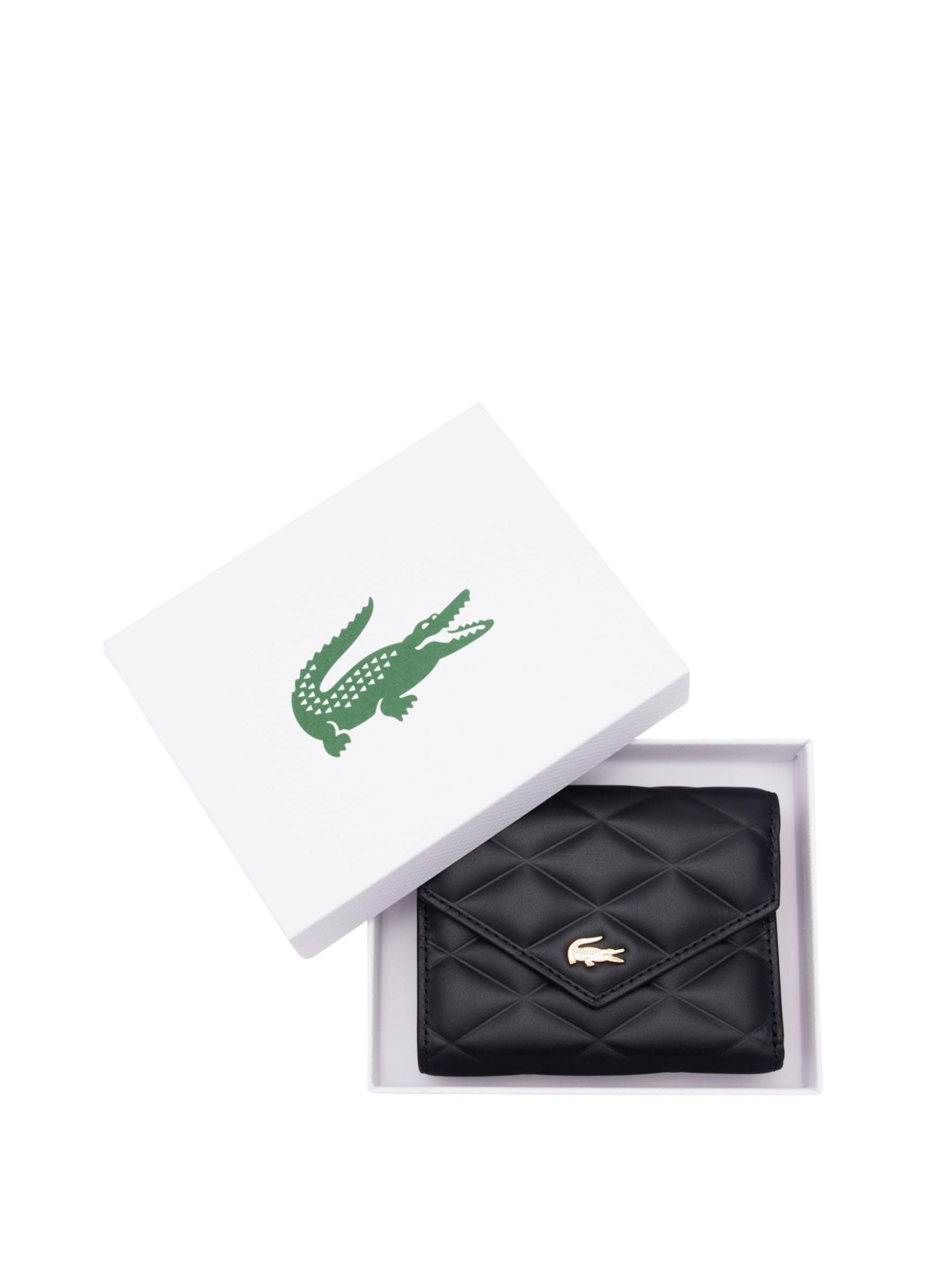 LACOSTE - Cartera 'Crocodelle' en negro