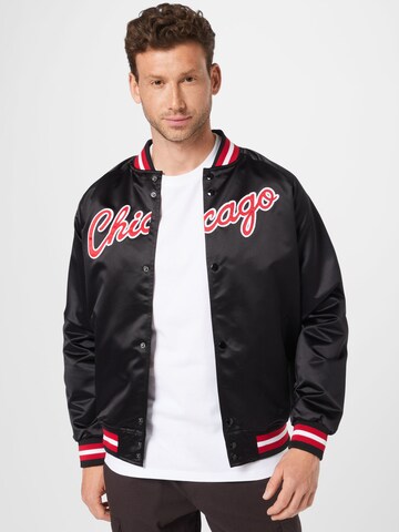 Mitchell & Ness - Chaqueta de entretiempo en negro: frente