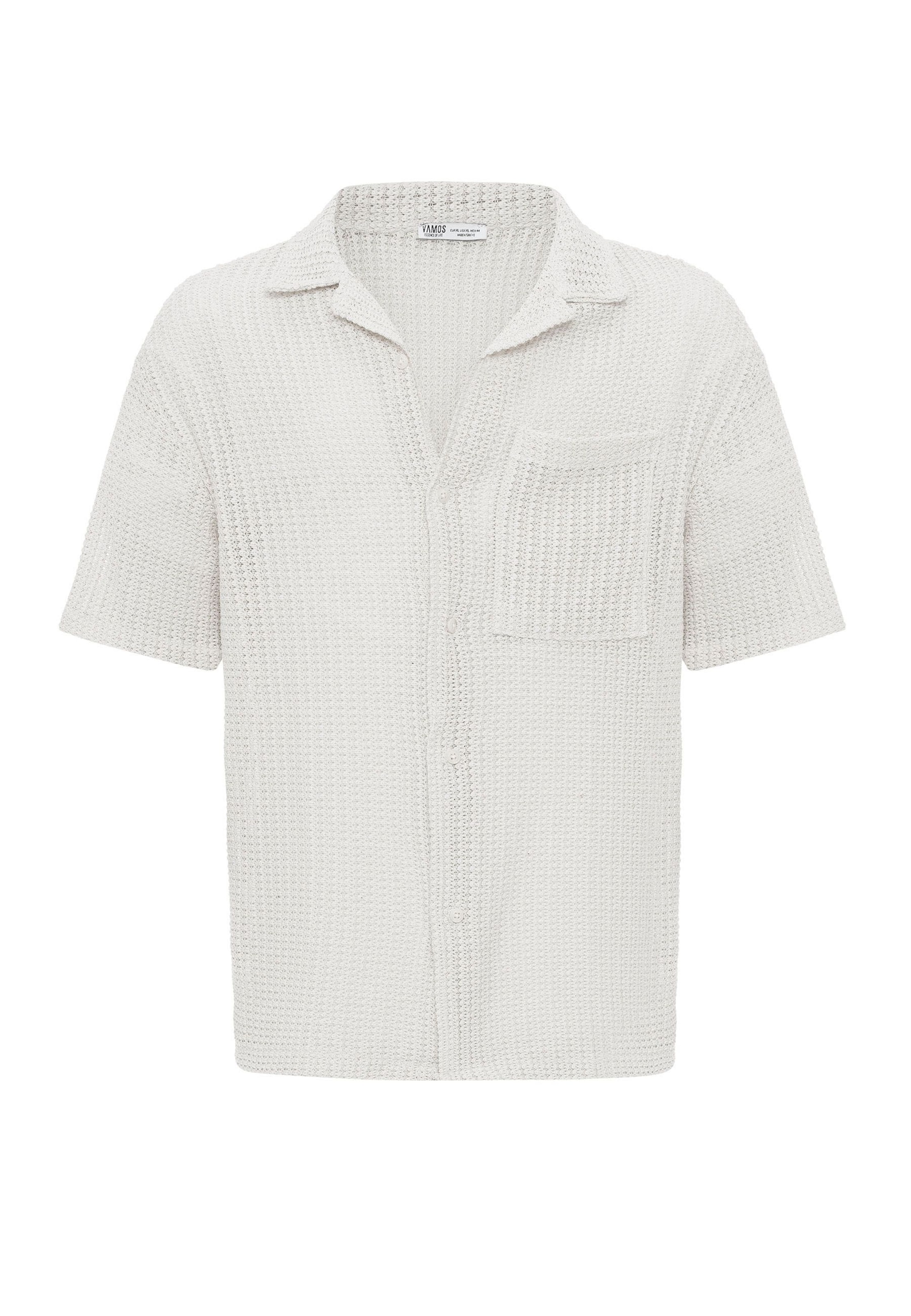 VAMOS CLO Košeľa - Biela: predná strana