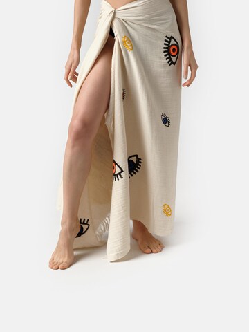 MARSIKOH Beach Towel 'Eyes' in Mixed colors