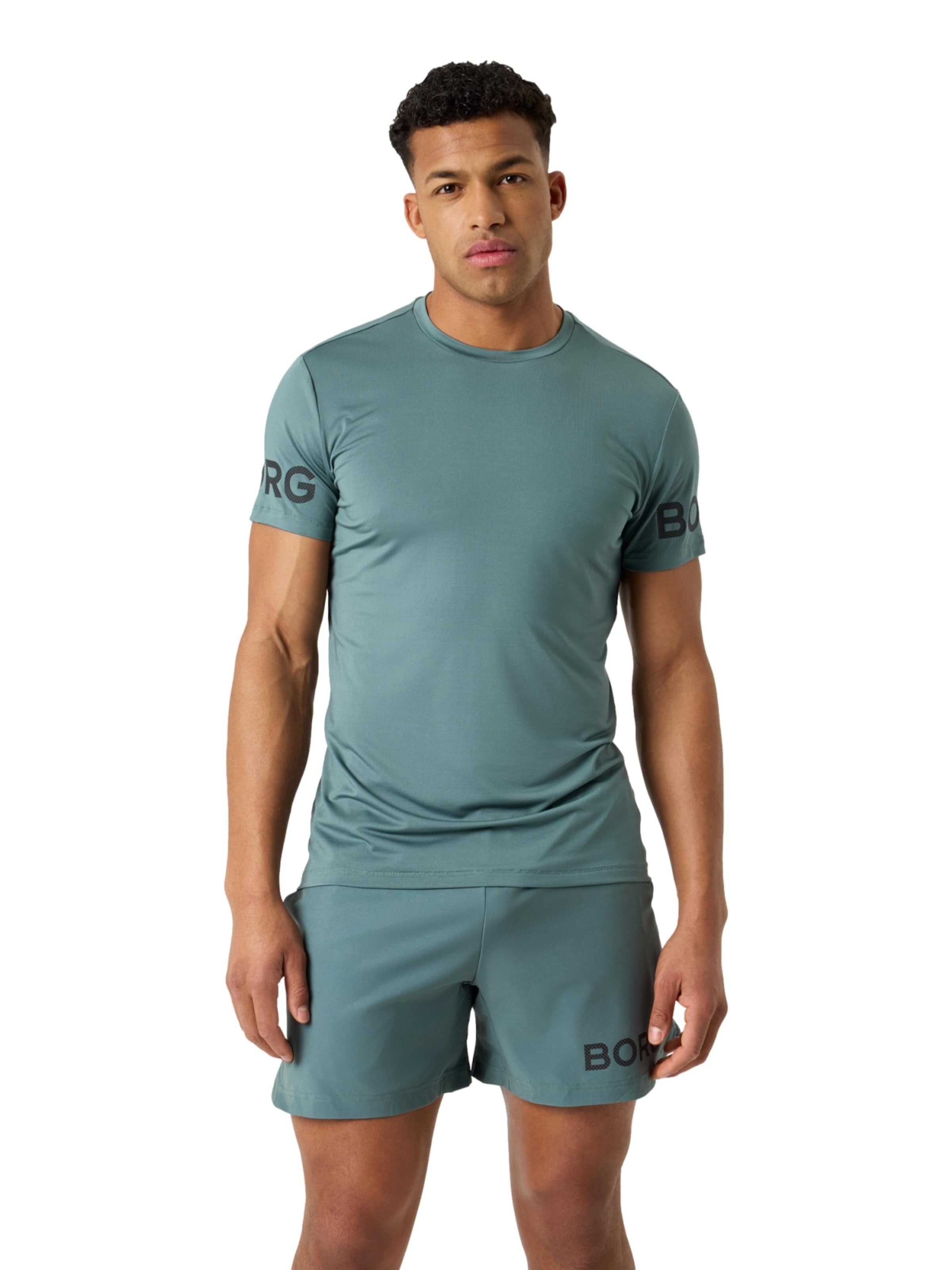 BJÖRN BORG Bluser & t-shirts i grøn: forside