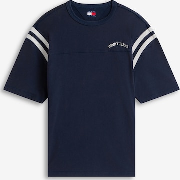 mėlyna Tommy Jeans Marškinėliai 'VARSITY': priekis