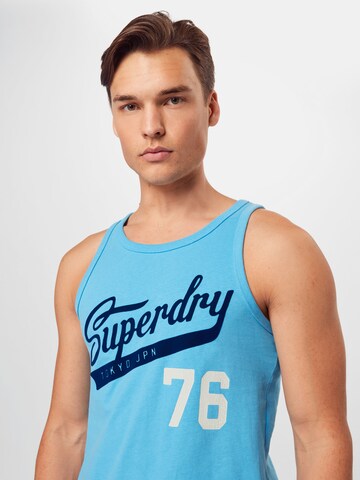 Tricou de la Superdry pe albastru