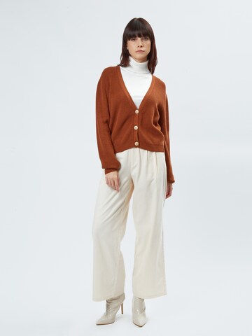 Influencer Knit cardigan in Brown