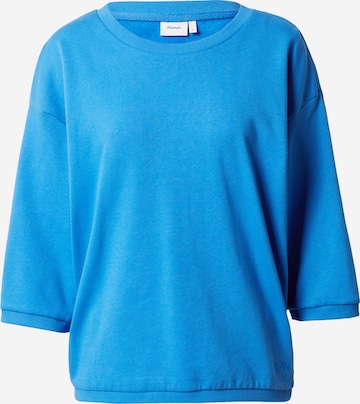 NÜMPH - Sweatshirt 'BRIANNI' em azul: frente