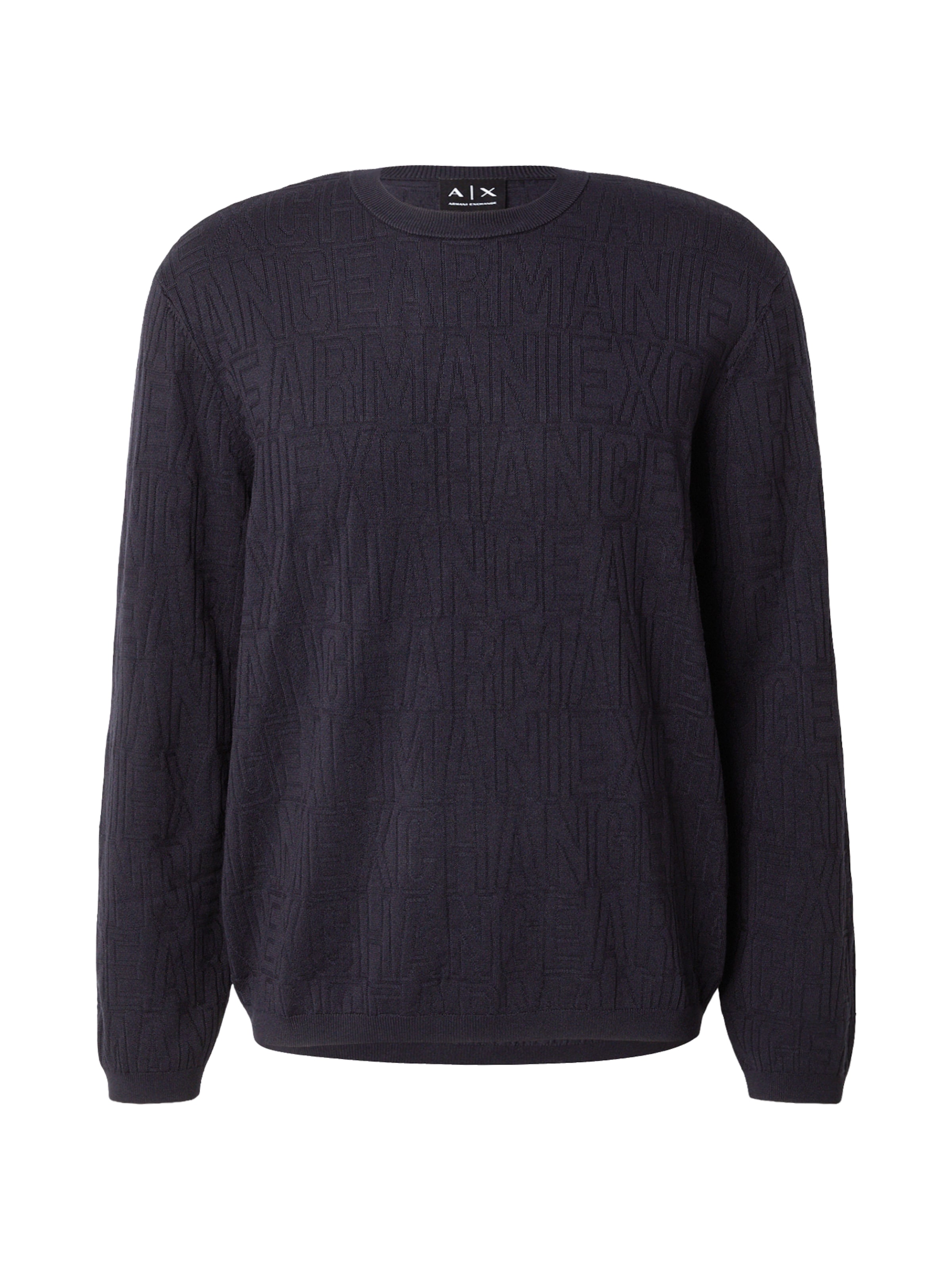 ARMANI EXCHANGE Pull-over en S en bleu marine, Vue avec produit