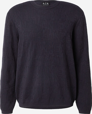 Pull-over ARMANI EXCHANGE en bleu : devant