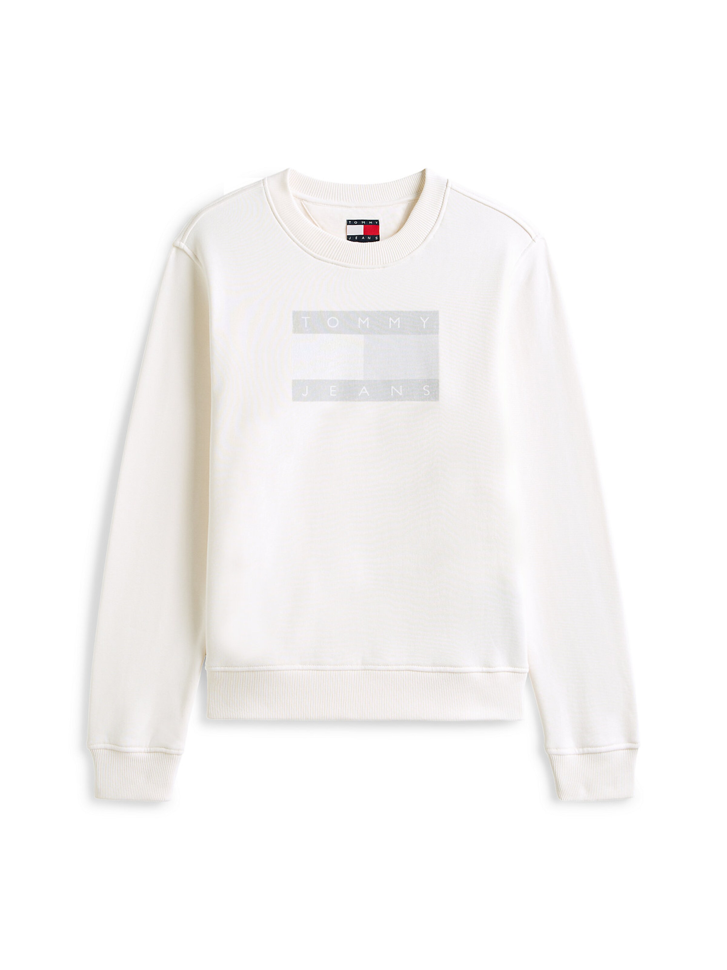 Tommy Jeans Sweatshirt in Weiß: Vorderseite