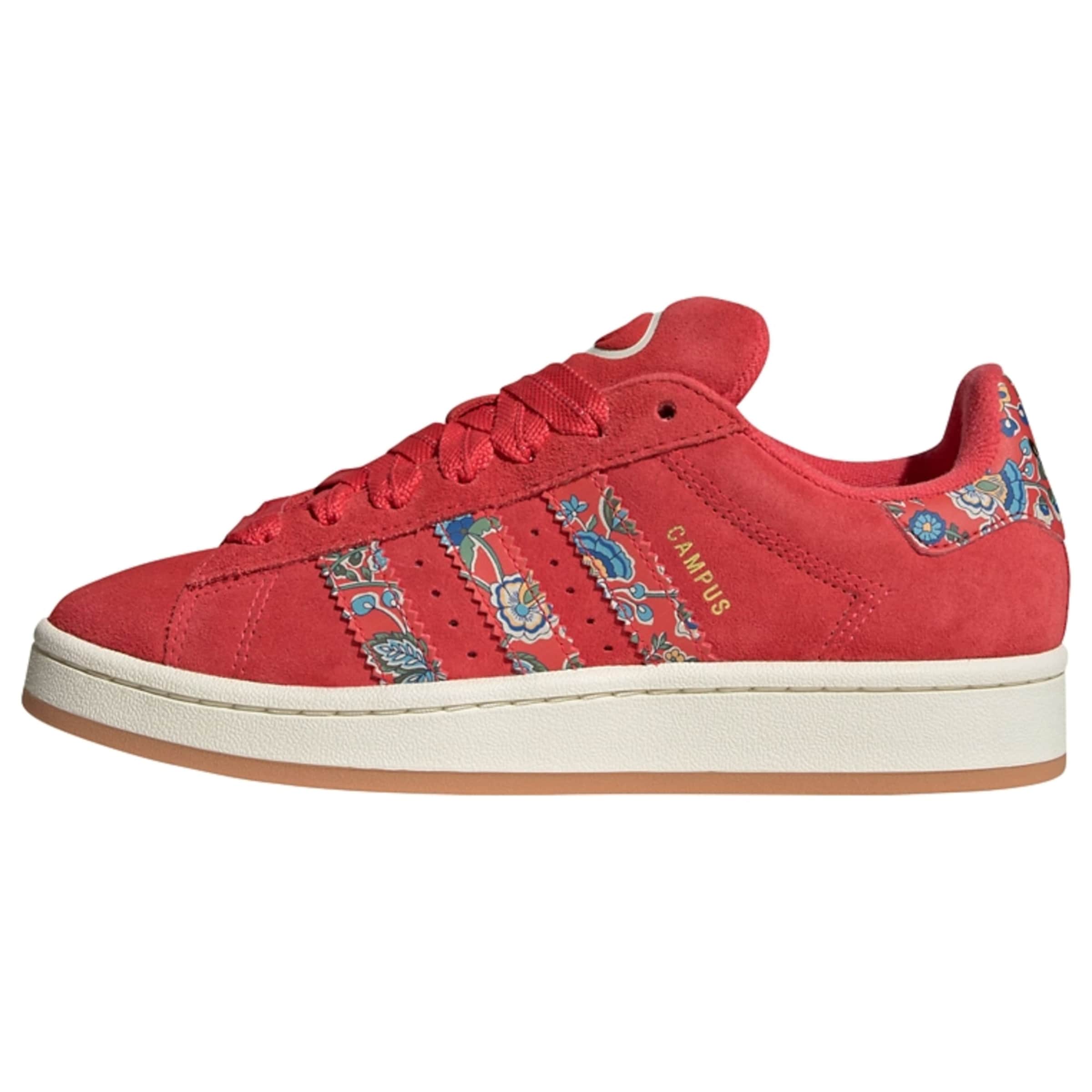 ADIDAS ORIGINALS Trampki niskie 'Campus 00s x Liberty London' w kolorze czerwony: przód