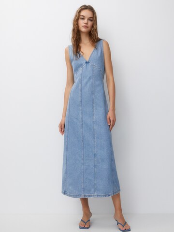 Pull&Bear Kleid in Blau: predná strana