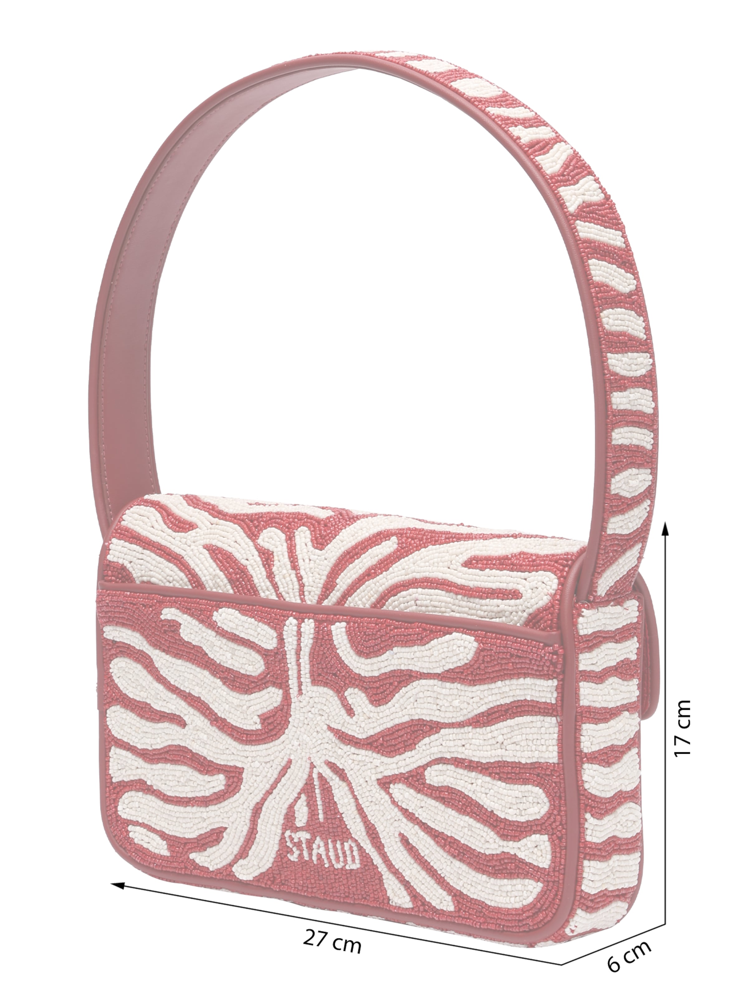 Sac bandoulière 'TOMMY' Staud en rouge