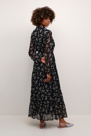 Cream Shirt dress 'Yuna' in Black