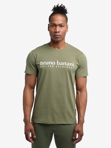 T-Shirt 'Abbott' BRUNO BANANI en vert : devant