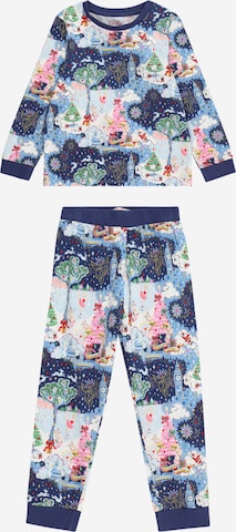 Cath Kidston Pyjamas 'Christmas' i blå: framsida