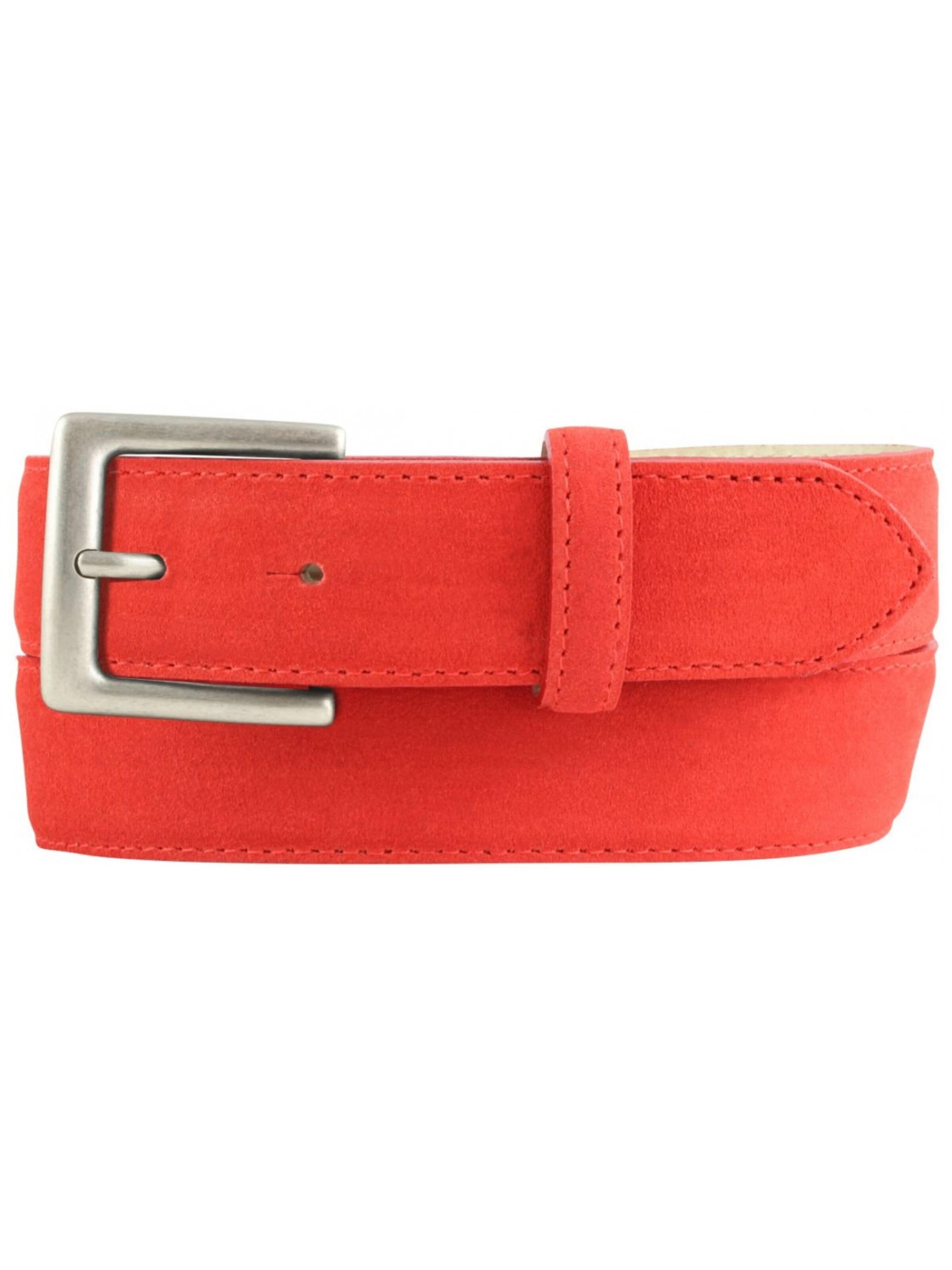 BELTINGER Belt 'Fabioa' in Red: front