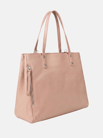 Borsa a spalla 'Borsa a Spalla Pelle Genuina Virginia Rhinè 36x27 cm' di Virginia Rhinè in rosa
