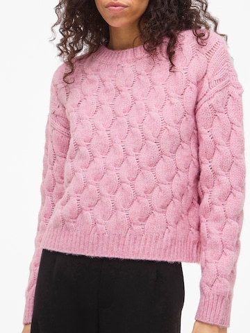VILA Πουλόβερ 'VIGULLA' σε ροζ
