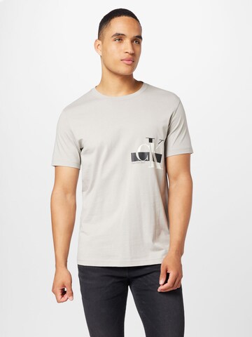Calvin Klein Jeans T-Shirt in Grau: Vorderseite