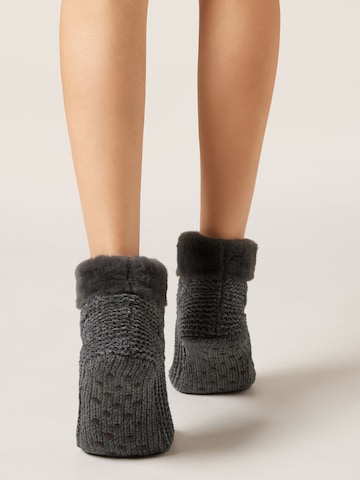 CALZEDONIA Socken in Grau