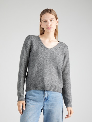 JDY Sweater 'SILJA' in Grey: front