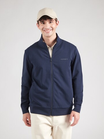 Hackett London Суичъри с качулка 'ESSENTIAL' в синьо: отпред