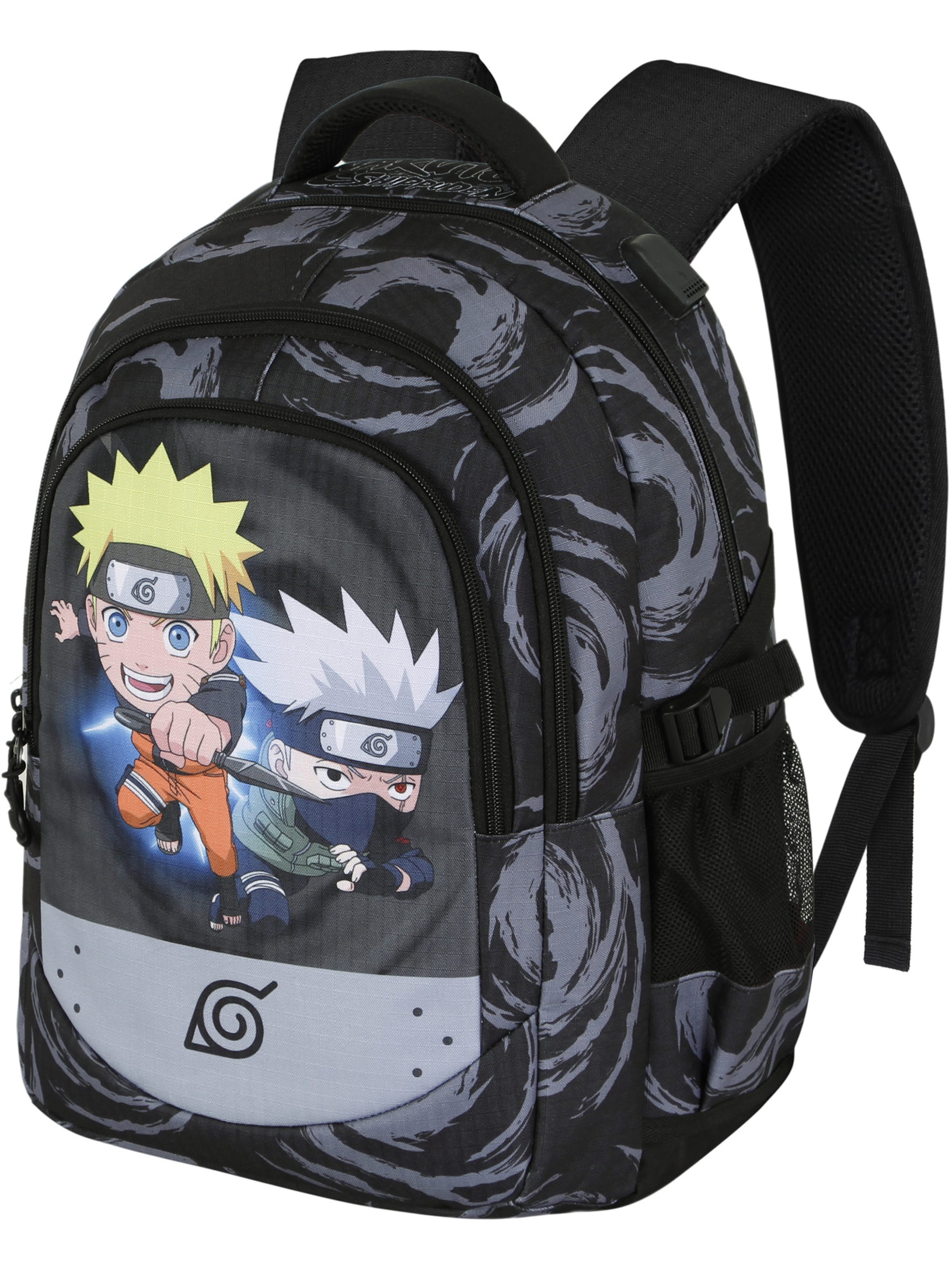 Naruto Backpack in Grey