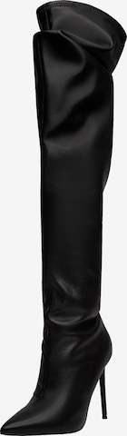 Overknee di STEVE MADDEN in nero: frontale