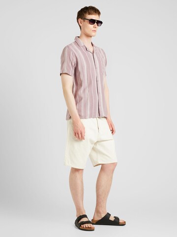 HOLLISTER Regular Fit Hemd in Beige