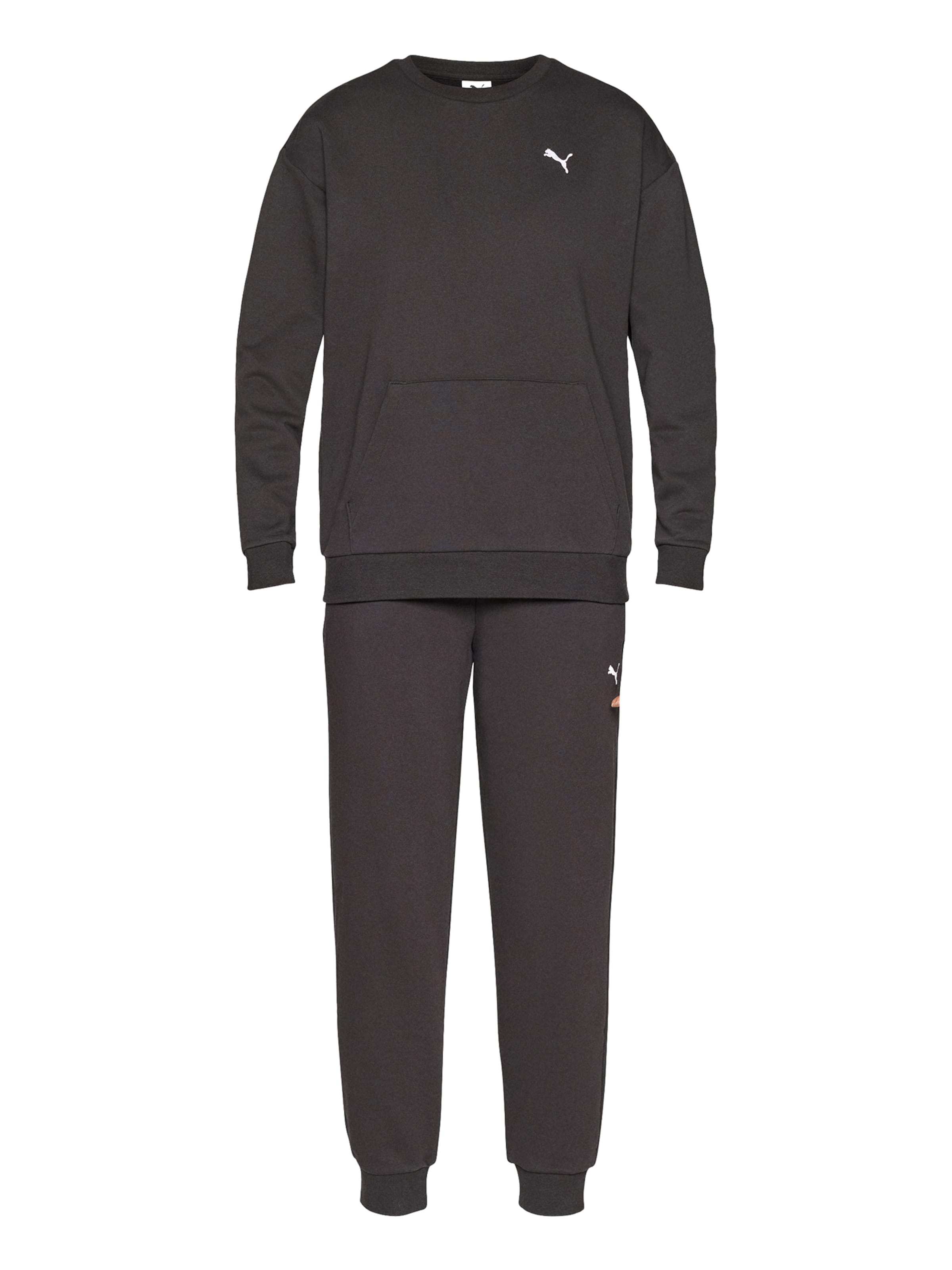 PUMA Tracksuit in Black: front