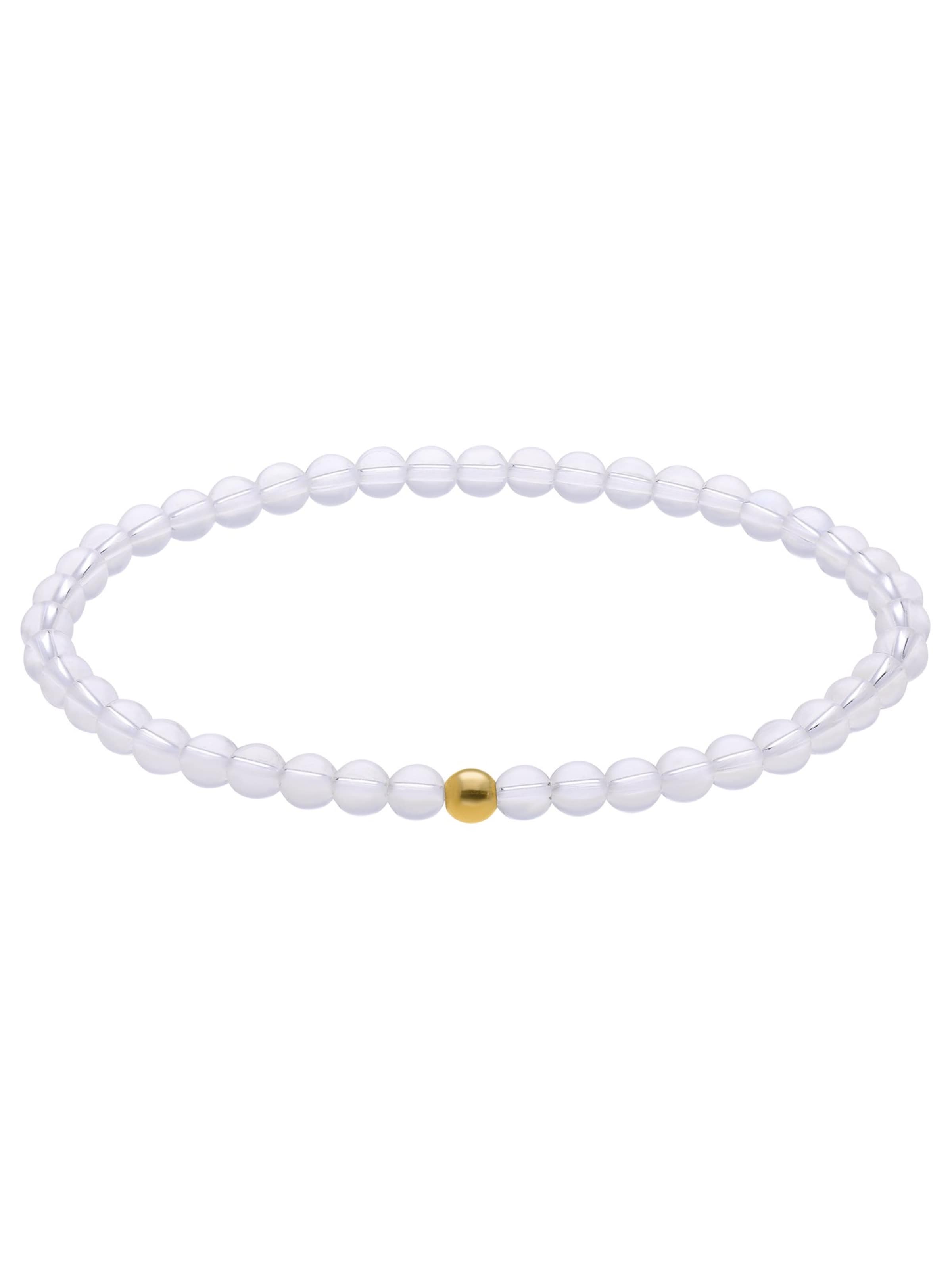 Lucardi Bracelet 'Statement' in White: front