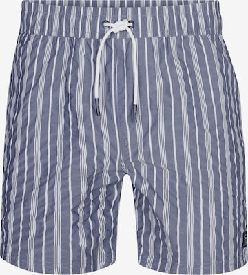 Petrol Industries - Calções de banho 'Reefway' em azul: frente