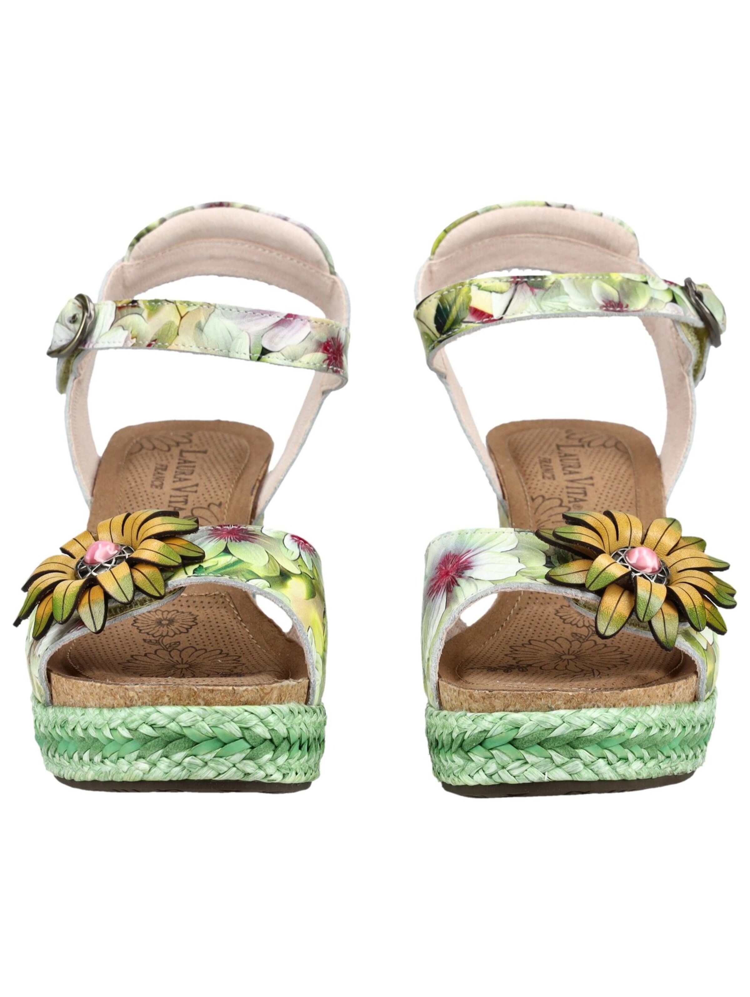 Sandales Laura Vita en vert