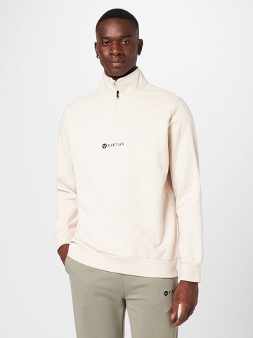 Virtus Sportsweatshirt 'Hotown' in Beige: voorkant