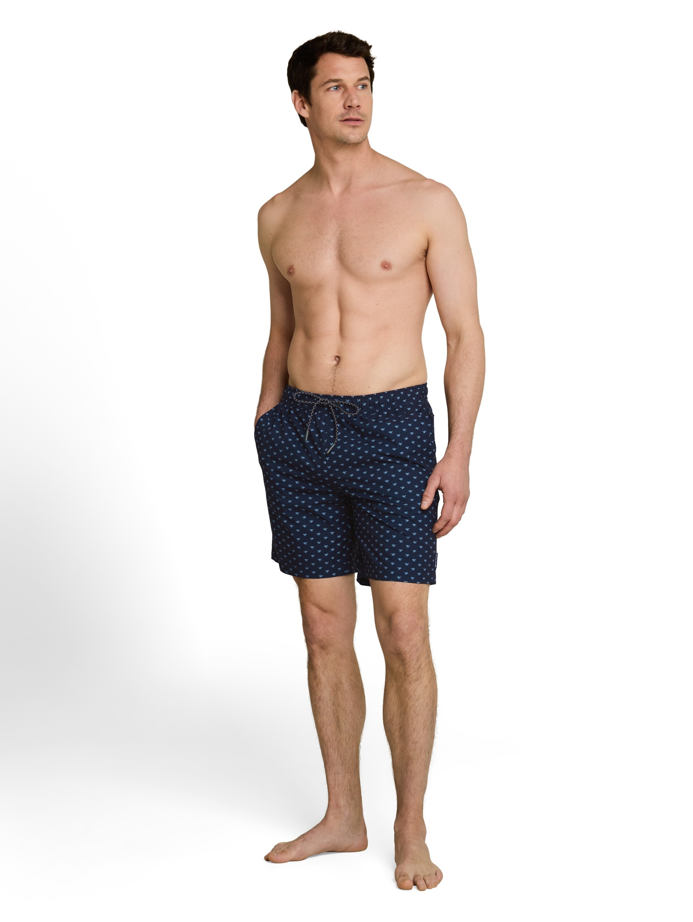 TOM TAILOR Badeshorts in Blau