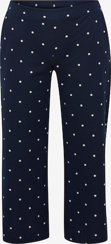 Fransa Loosefit Broek in Blauw: voorkant