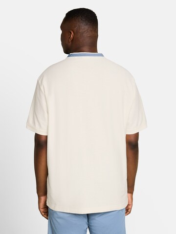 TOM TAILOR Men + Poloshirt in Weiß