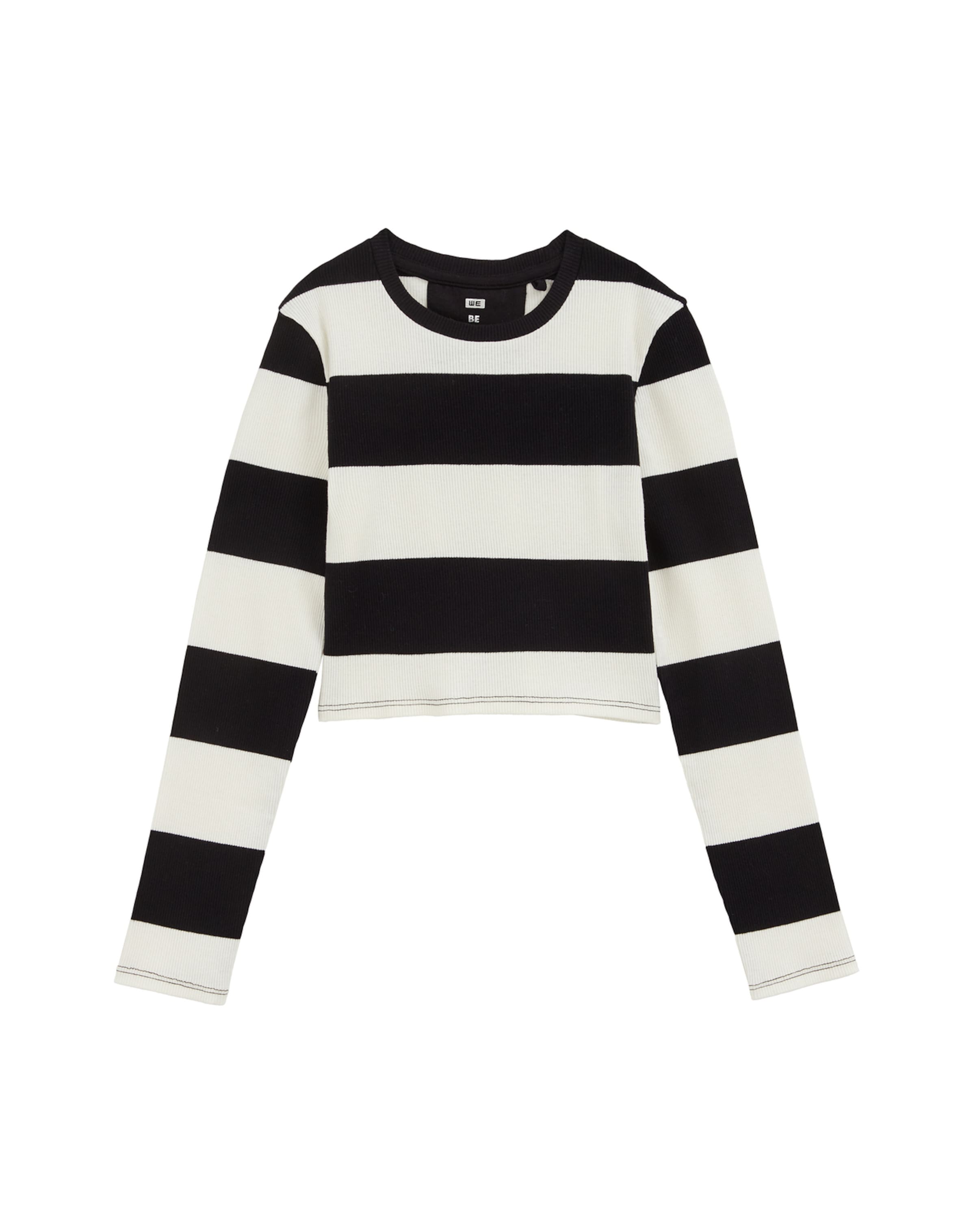 WE Fashion T-shirt i svart: framsida