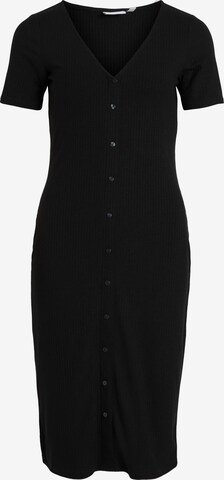 VILA Shirt Dress 'FELIA' in Black: front