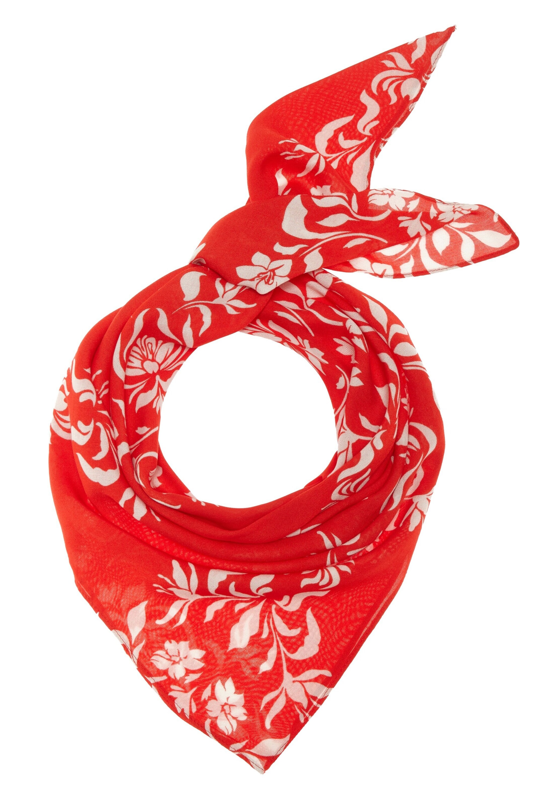 Foulard LASCANA en rouge : devant
