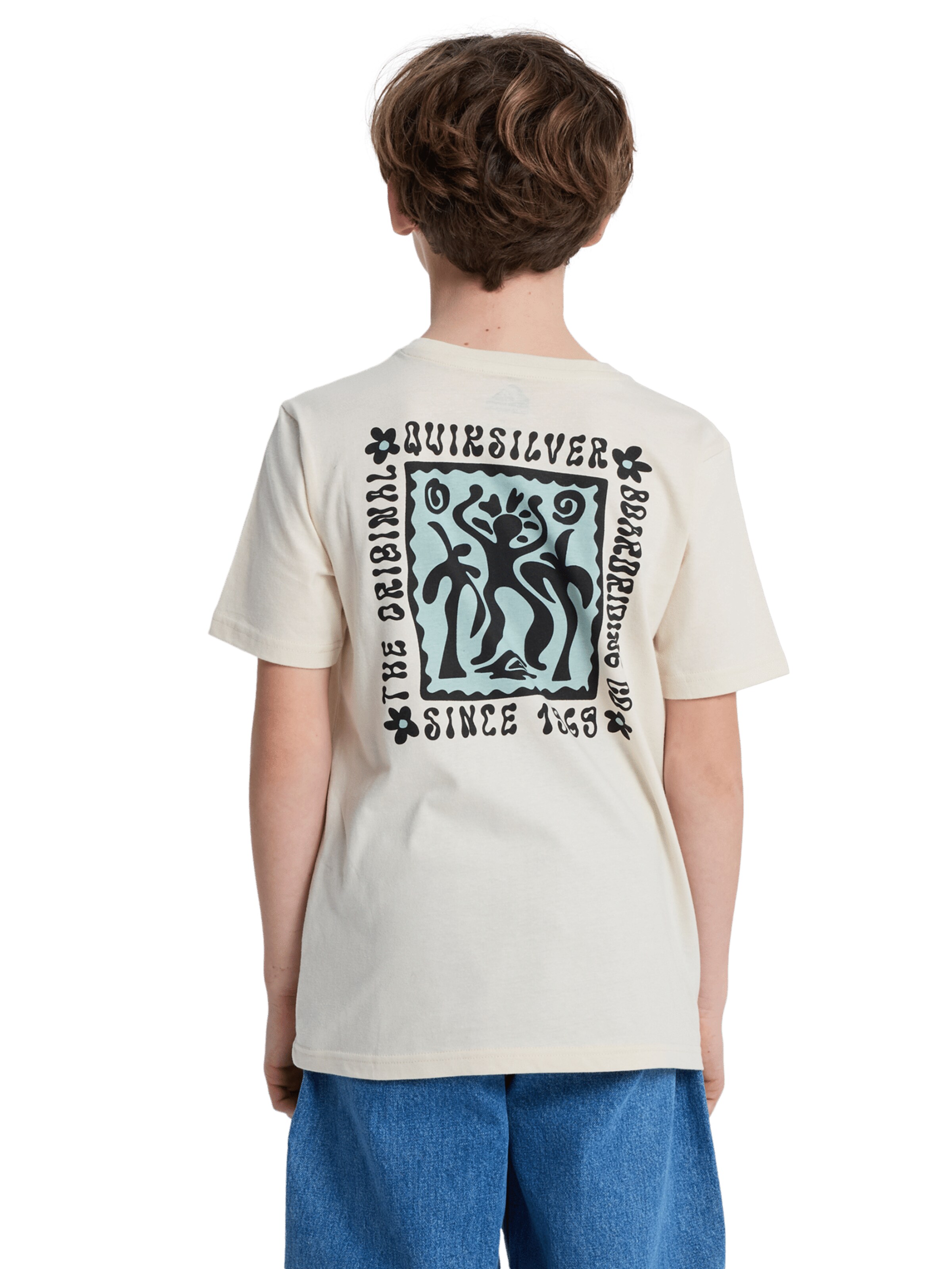 QUIKSILVER Shirt 'Serenity Splash' in Beige