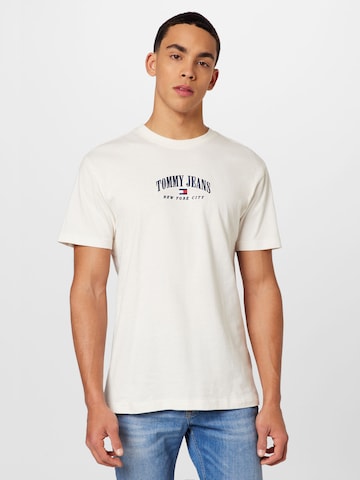 Tommy Jeans T-Shirt in Weiß: predná strana