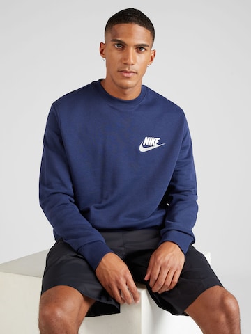 Nike Sportswear Mikina - Modrá