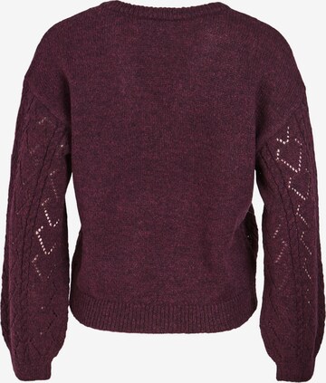 VILA Sweater 'Sela' in Purple