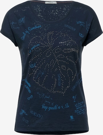 CECIL T-Shirt in Blau: predná strana