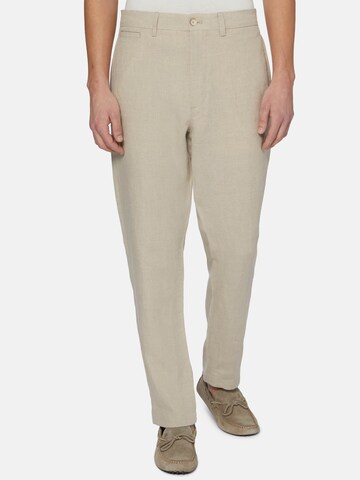 regular Pantaloni di Boggi Milano in beige: frontale