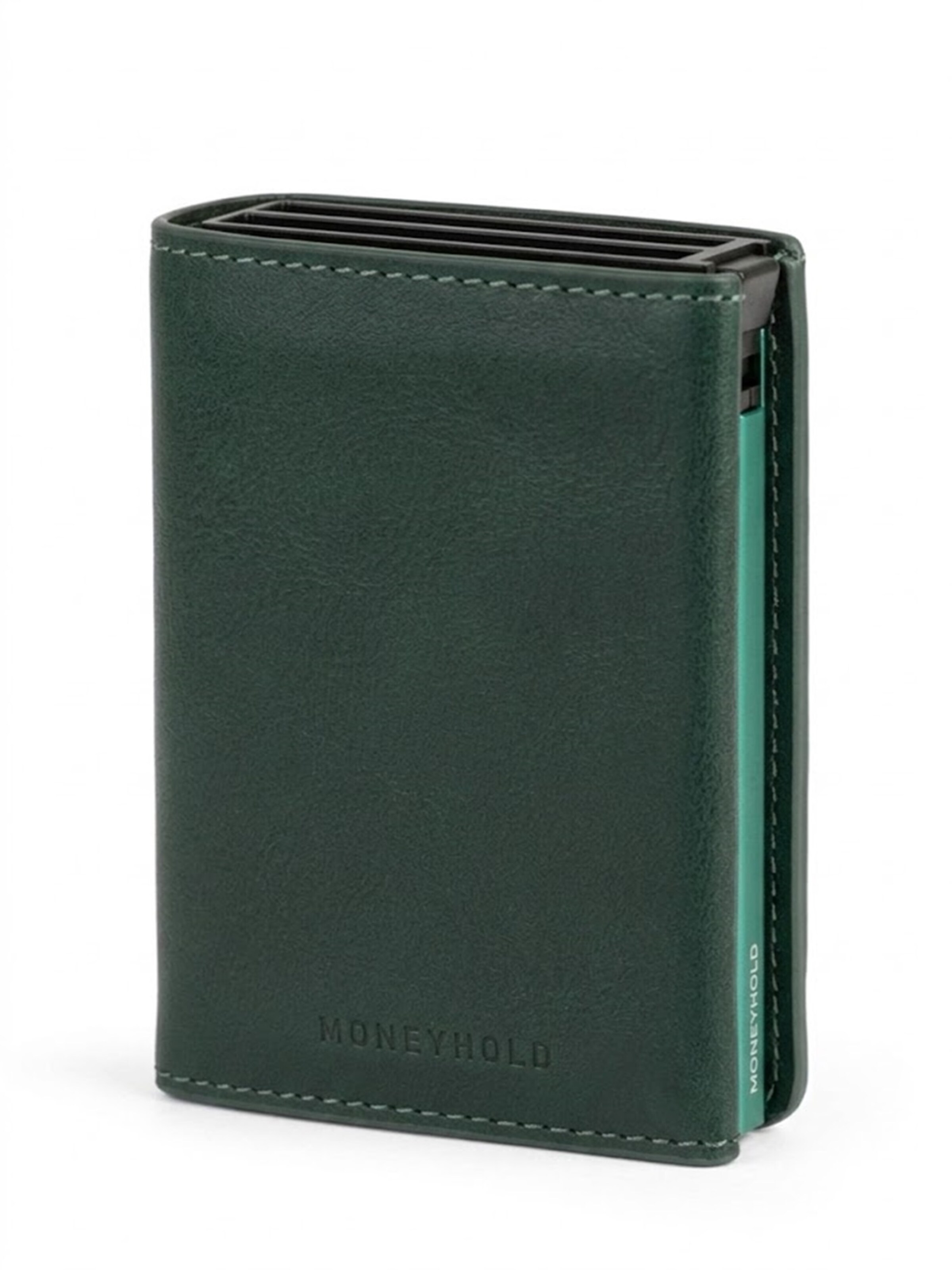 Portamonete di Moneyhold in verde: frontale