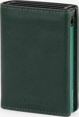Portamonete di Moneyhold in verde: frontale