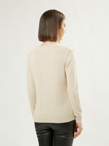 Influencer Pullover in Beige