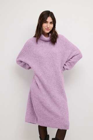 Robes en maille 'Brava' CULTURE en violet : devant